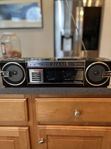 Panasonic RX-FW20 Dual Cassette Corder Player AM/FM Radio AUX Boombox Tested