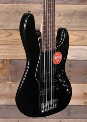 Squier Affinity Series Jazz VI 6-String Bass Black Metallic | eBay