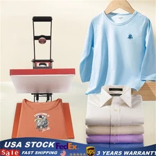 DIY T-Shirt Heat Press 16"x20" Transfer Machine Auto Open Sublimation Swing Away