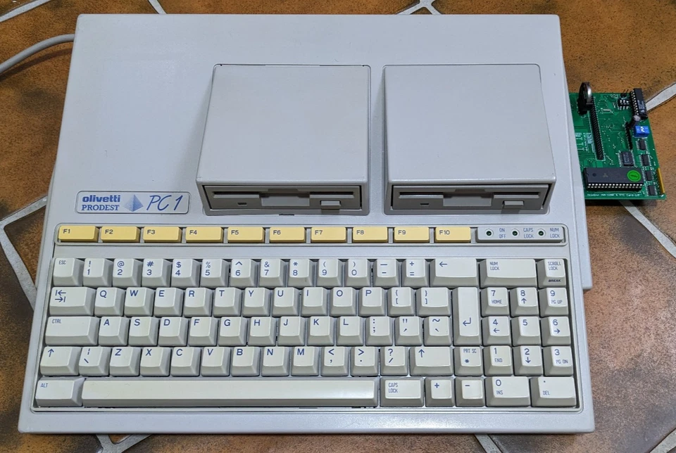 128K & RTC Card für Olivetti Prodest PC1 - 3 in 1: 640KB RAM, RTC mit Batt., ISA - Bild 2 von 4