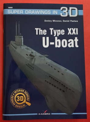 Kagero Super Drawings in 3D 16060 60, The Type XXI U-boat U-BOOT