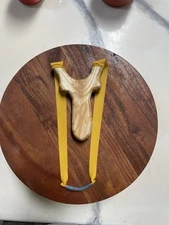 Hand Made Wooden Slingshot Golf Flatbands Maple Natural