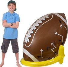 Jumbo Inflatable Football Tee Set Party Game