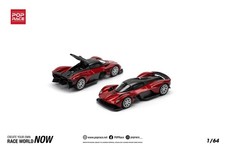 1:64 Aston Martin Valkyrie -- Supernova Red -- Pop Race