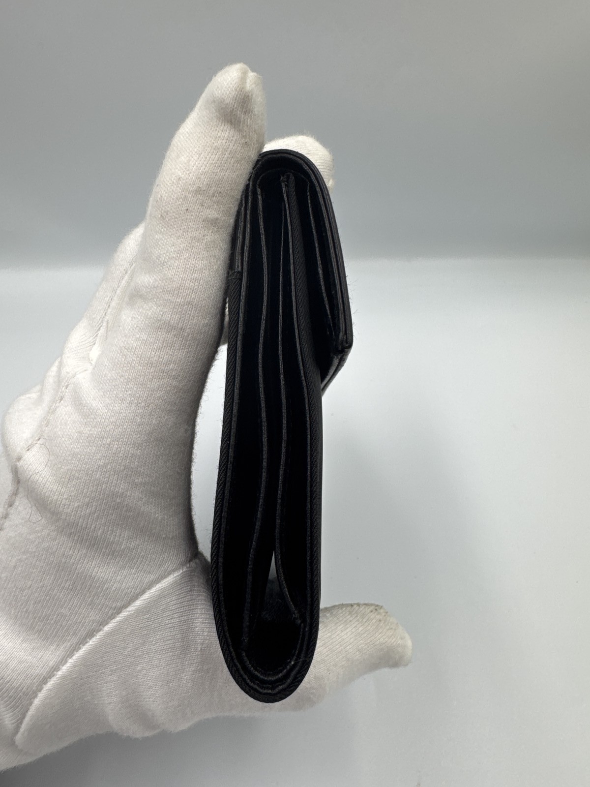 Prada Compact Wallet Black - # image 6