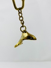 Raw Brass Keychain   Patina Finish Vintage Key Ring Christmas Gift