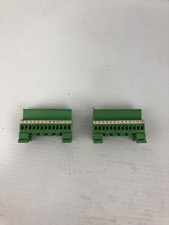 Phoenix Contact MSTBVK2.5-5.08 Contactor Terminal Block 13 Slot - Lot of 2