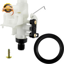 RV Toilet Water Valve Kit Freeze Leak Resistant Replacement Parts