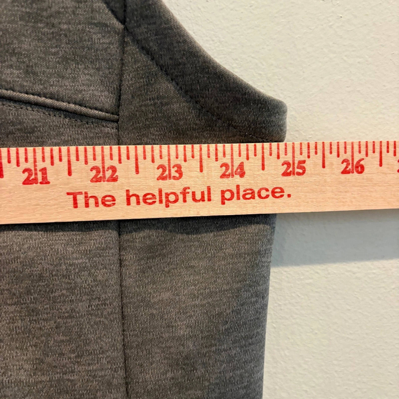 Southern Tide Tide to Trail Vest Mens XL Gray Full Zip Performance Fleece - product detail image 10