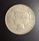 1922 $1 PEACE SILVER DOLLAR COIN