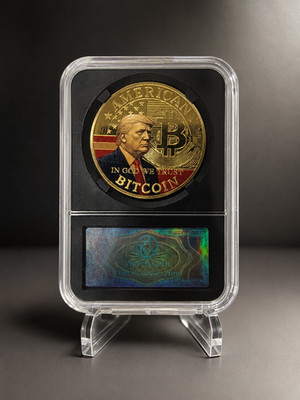 4USA President 2024 Donald Trump Fight Shooting Assassination Gold Coin Souvenir