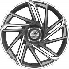 Cerchi in lega TECNOMAGNESIO EPOWER 17" 7J 4x108 ET 30 65.1 GUN METALLIC MIRROR
