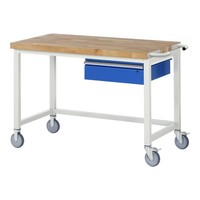 Rau Fahrbare Werkbank Mit Querstrebe Und Schublade Bxtxh 1250X700X880Mm