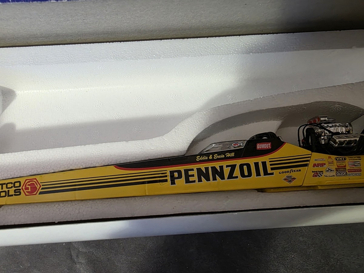 Action 1998 Eddie Hill Pennzoil Matco Tools NHRA Top Fuel Dragster