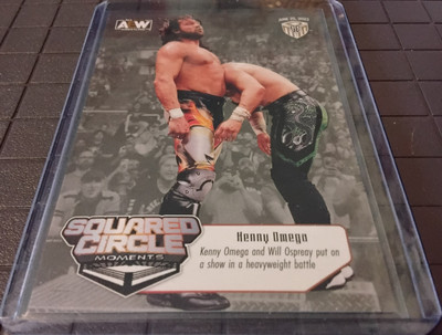 2023 Upper Deck AEW Match Dated Moments Squared Circle SCM-1 Silver Kenny Omega