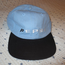VINTAGE 1990  s PEPSI GENERATION NEXT EMBROIDERED COTTON TWILL BASEBALL CAP / HAT
