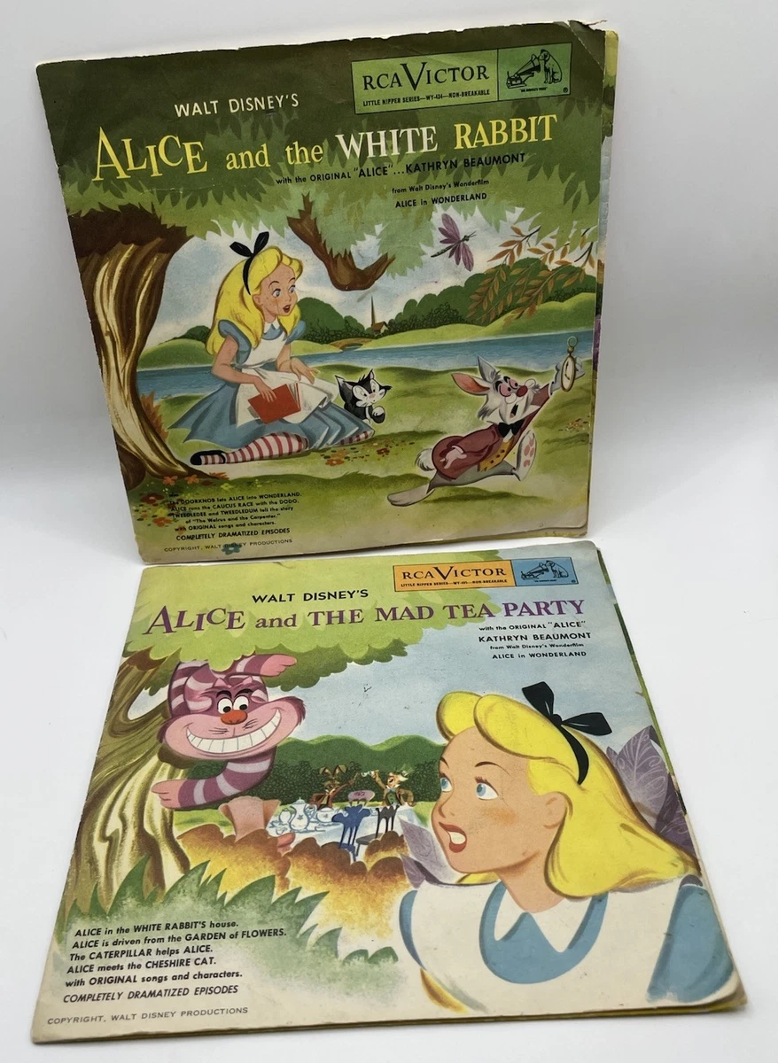 Alice in Wonderland Disney Records (Pre - 1968) for sale | eBay