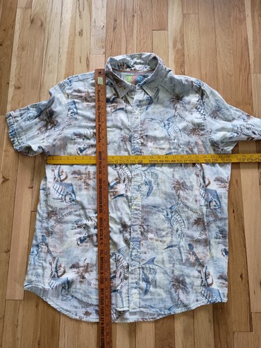 Jimmy Buffett We Are The People Lyrics Fish Guitar Camp Shirt Margaritaville XL - Picture 6 of 11