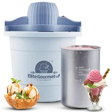 4Qt Electric Ice Cream Maker EIM350 Delicious Homemade Ice Cream, Gelato,