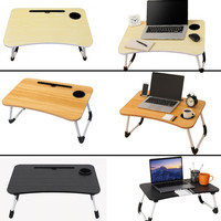 Foldable Laptop Table Bed Sofa Tray Portable Lap Desk Stand Work Breakfast