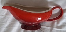 Le Creuset Heritage Stoneware Gravy Boat Jug 460ml "Cerise" Red