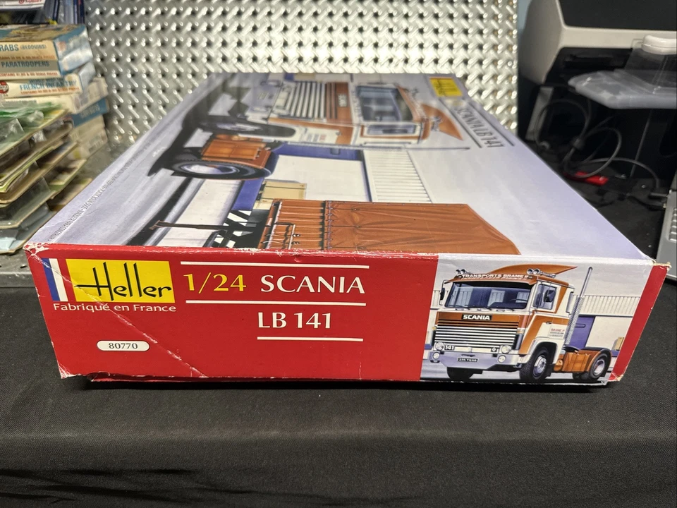 SCANIA LB 141 80770 HELLER 1:24 Hecho en Francia (Nuevo En Caja) Foto 3 de 4