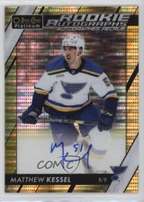 2023 O-Pee-Chee Platinum Rookie Seismic Gold 9/25 Matthew Kessel #R-MA Auto 0t6m
