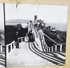 NO RESERVE Douglas Isle of Man Cliff Incline Railway ORIGINAL Stereoview Photo