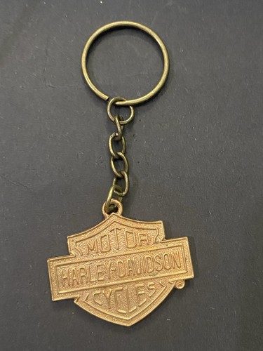 Harley-Davidson Vintage Bar & Shield Metal Keychain 🔥