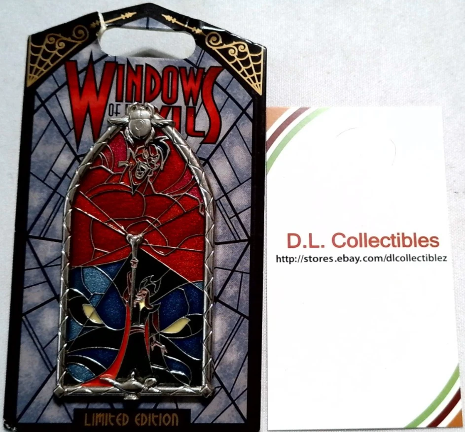 Disney Aladdin Windows of Evil LE 2000 Jafar PIN