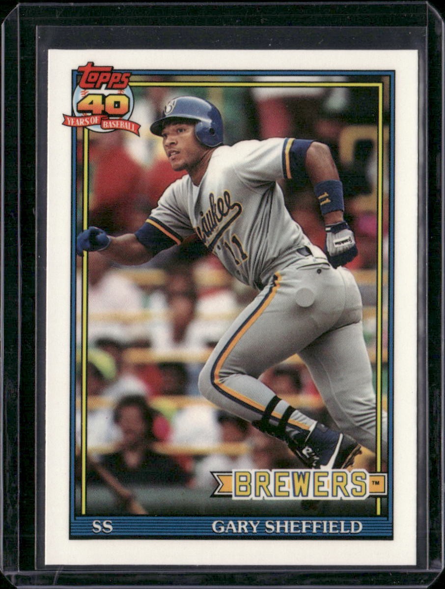 1991 Topps #68 Gary Sheffield Collector's Edition (Tiffany)