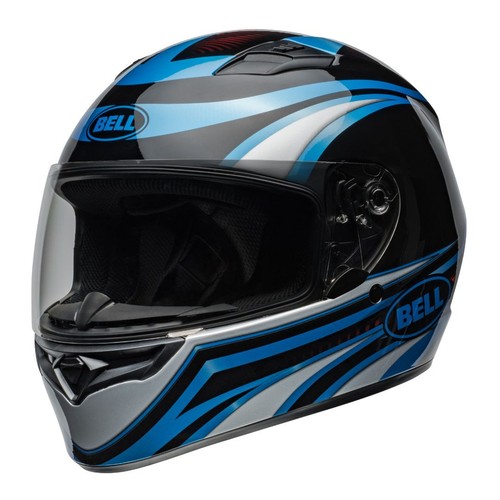 Bell Qualifier Helmet (Conduit Gloss Blue/Black) - Picture 4 of 11