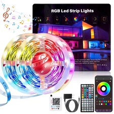LED Lights for Bedroom 200FT, RGB LED Strip Lights Music Sync, DIY Color Chan...