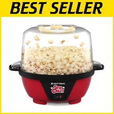 Stir Crazy Popcorn Maker with Serving Bowl Lid