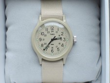 Timex Mk1 Quartz Military Desert/Sand 36mm plastic field watch TW2Y19800 - NEW!