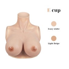 E Cup Silicone Breastplate Breast Forms Realistic Fake Boobs For Crossdresser