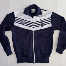 TOTTENHAM HOTSPUR RETRO FOOTBALL SOCCER TRACK JACKET ADMIRAL sz M EUC