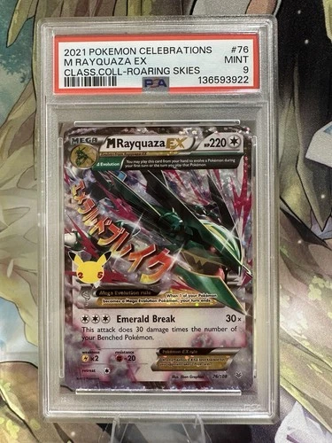 PSA 9 M Rayquaza Ex Celebrations
