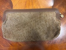 Pochette vintage Borbonese by Redwall Italia scamosciata modello 91660 Occhio di Pernic