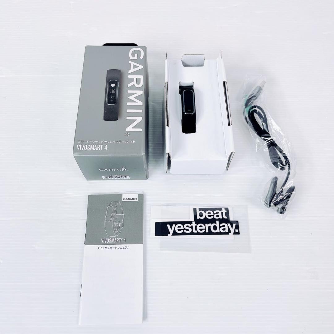 Garmin Vivosmart 4 Black Fitness Tracker Smartwatch Pre-Owned