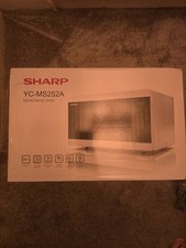 Sharp YC-MS252A 25L Litre 900W Digital Touch Control Microwave Oven - White