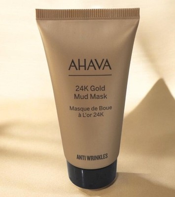 Ahava 24K Gold Mud Mask Anti Wrinkle Size: 1.7oz New & Sealed Luxury