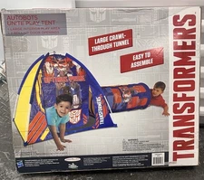 Transformers Playhut Hideaway Pop-Up Play Tent Tunnel Hut Autobot Hasbro NEW