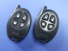 2x AUTOSTART 4-BUTTON NAHAS2402 REMOTE START ALARM TRANSMITTER FOB - TESTED