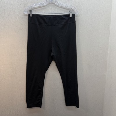 Coolibar Deep Water Swim Capris Pants Size M Black Full coverage bathing suit