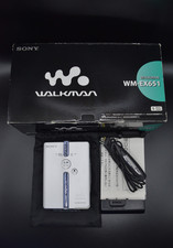 SONY WALKMAN WM-EX651 Silver Cassette Player Tested Working Boxed