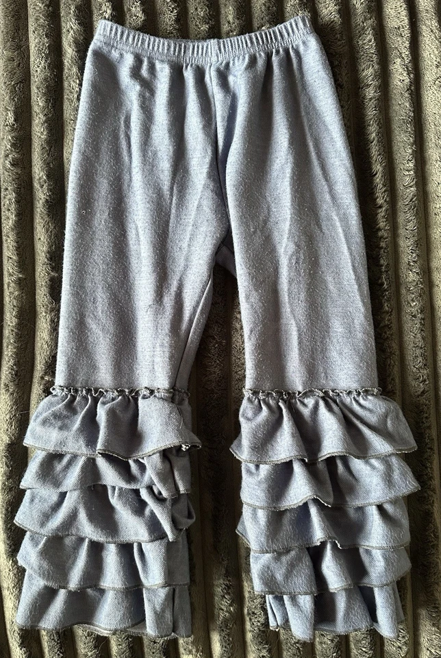 Paquete de 9 pantalones para niñas talla 7/8 *varias marcas - azul marino antiguo, por ahí, SO, etc” Foto 2 de 4