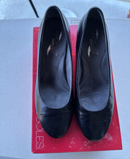 Aerosoles Women s Black Leather Round Toe Sli...