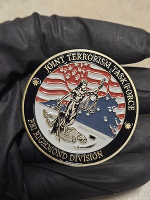 FBI Richmond Division Joint Terrorism Task Force Challeng Coin