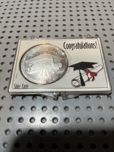 Class of 2003 Graduation 1 oz .999 Fine Silver Round In Original Case